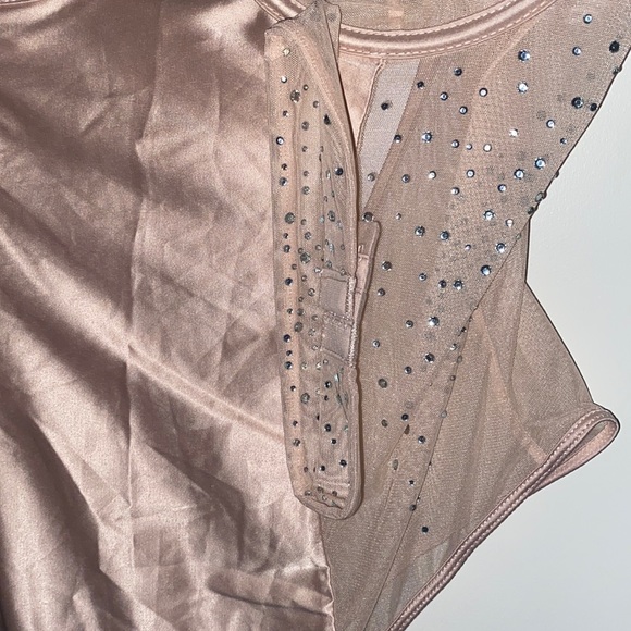 Rhinestone teddy brand new with rhinestone choker - Picture 4 of 5